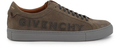 Shop Givenchy Urban Street Suede Low-top Trainers In Light_grey