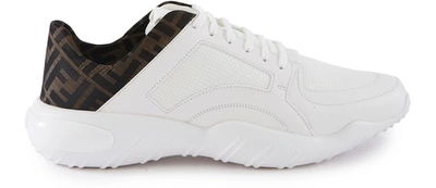 Shop Fendi Sneakers In Ultraw Bianco Maya Nero