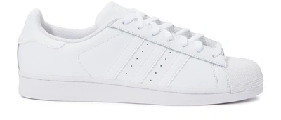 Shop Adidas Originals Superstar Foundation Trainers In Ftwr Blanc