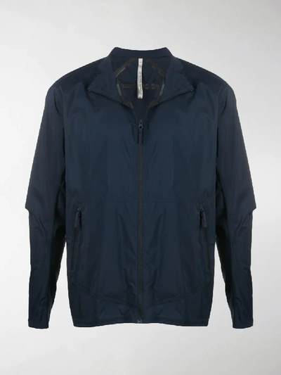 Shop Arc'teryx Demlo Zipped Windbreaker Jacket In Blue
