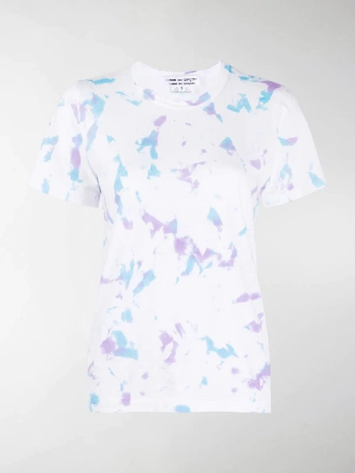Shop Comme Des Garçons Comme Des Garçons Dye Print T-shirt In White