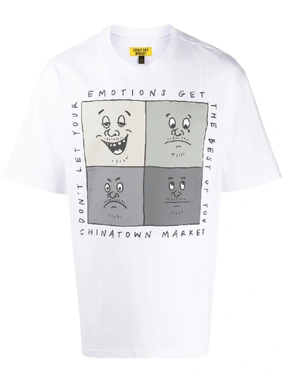 Shop Chinatown Market Emotions Graphic T-shirt In White