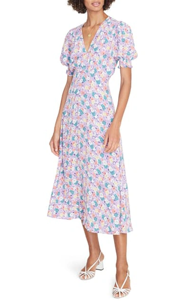 Shop Faithfull The Brand Marie-louise Midi Dress In Nefeli Floral Print
