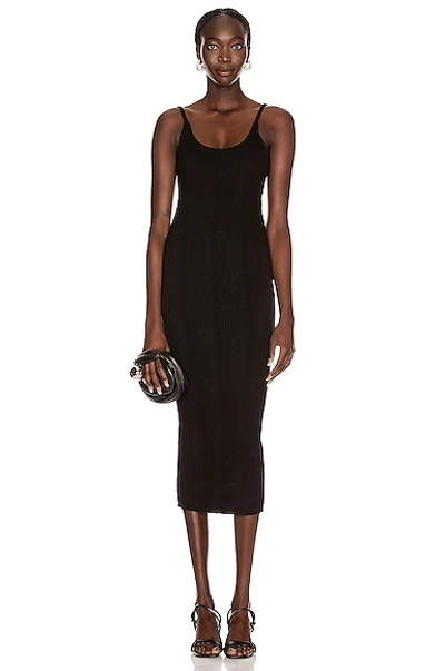 Shop The Range Braided Midi Dress In Black