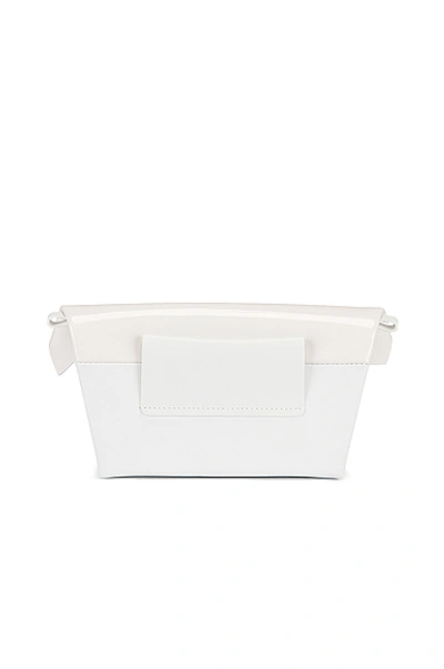 Shop Maison Margiela Snatched Clutch In White