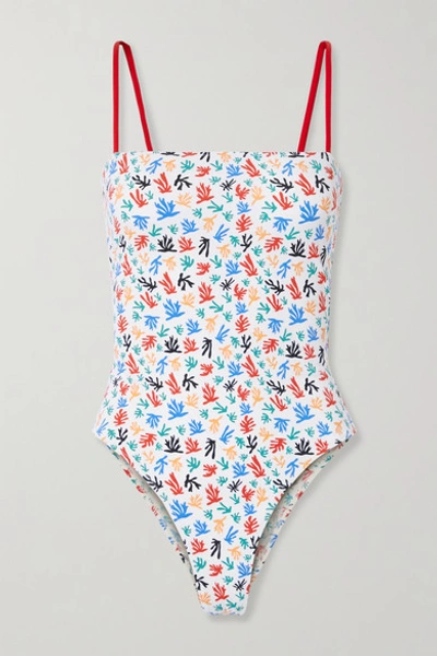 Shop Fisch Sucre Printed Swimsuit In Red