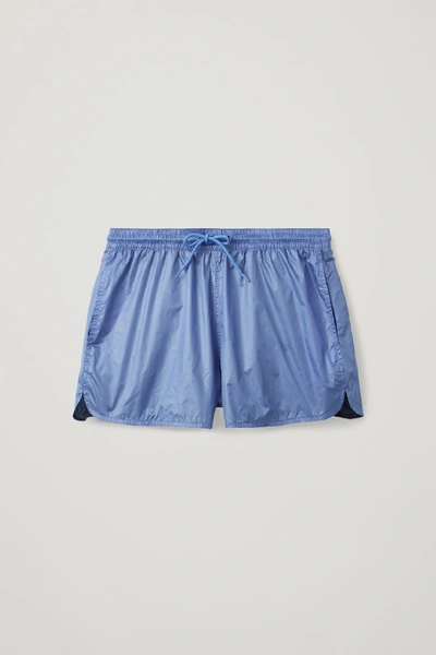 Shop Cos Sporty Swim Shorts In Blue