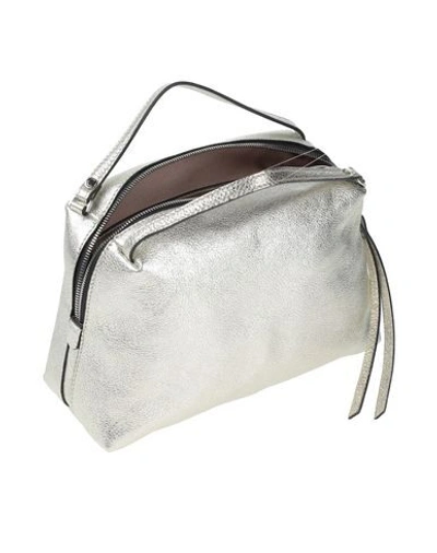 Shop Gianni Chiarini Handbag In Platinum