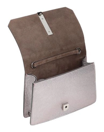 Shop Gianni Chiarini Cross-body Bags In Dove Grey