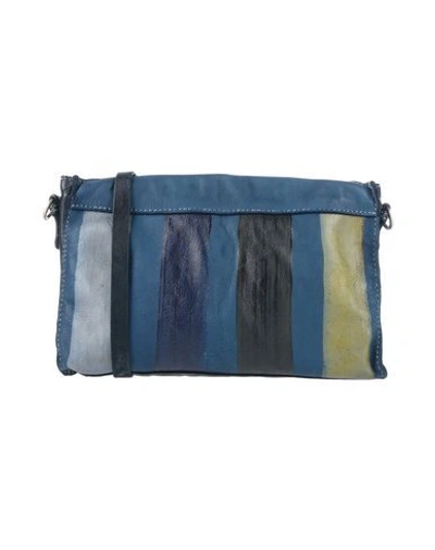 Shop Caterina Lucchi Cross-body Bags In Slate Blue