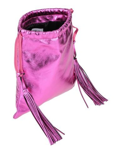 Shop Attico Handbags In Fuchsia