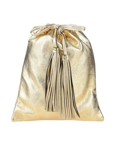 Shop Attico Handbag In Gold