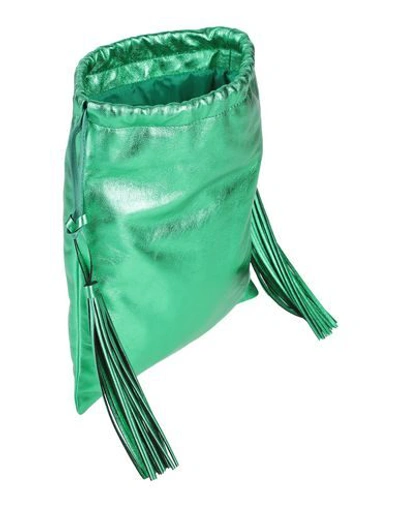 Shop Attico Handbags In Green