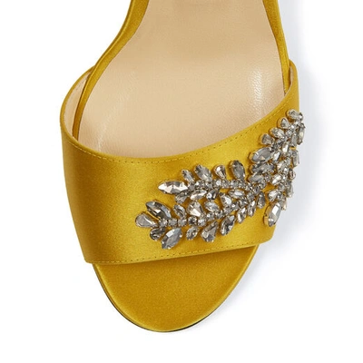 Shop Jimmy Choo Stacey 85 In Yellow