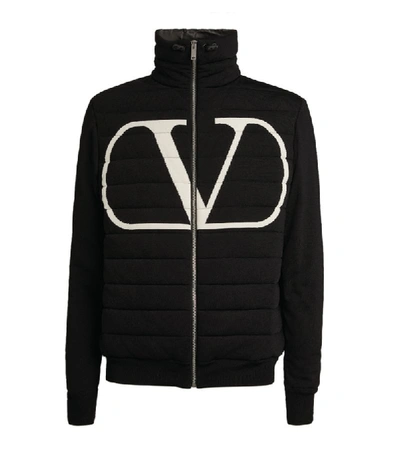 Shop Valentino Quilted Vlogo Jacket