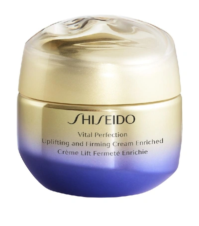 Shop Shiseido Vital Perfection Uplifting And Firming Cream Enriched (50ml) In White
