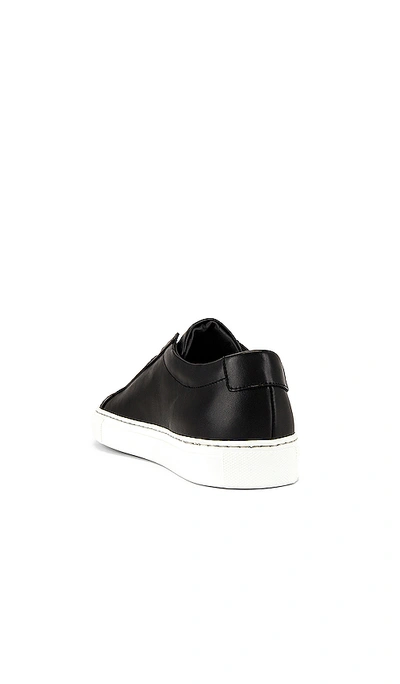Shop Common Projects Achilles Low White Sole Sneaker In Black