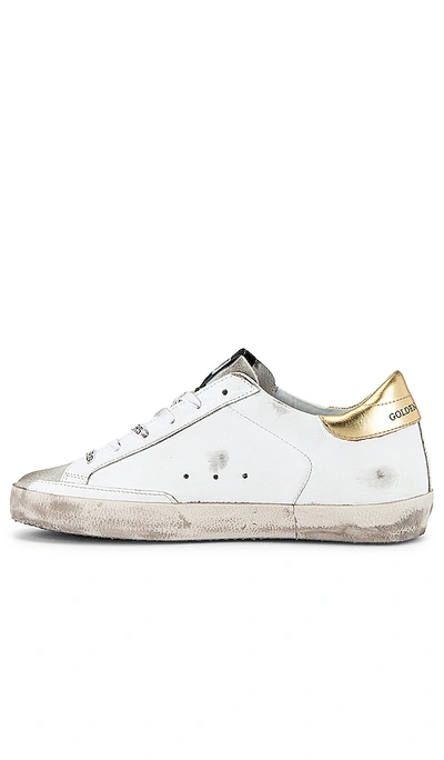 Shop Golden Goose Superstar Trainer In White, Spotted Star & Logo Lace