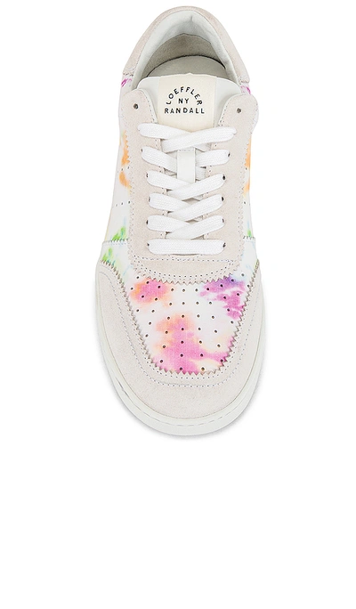 Shop Loeffler Randall Keeley Low Top Sneaker In Tie Dye & Cement