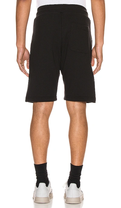 John Elliott Crimson Straight-leg Track Shorts In Black