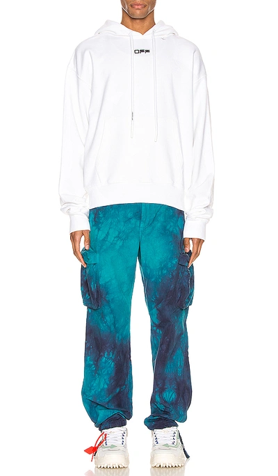 Shop Off-white Ripstop Cargo Pant In Petrol Blue