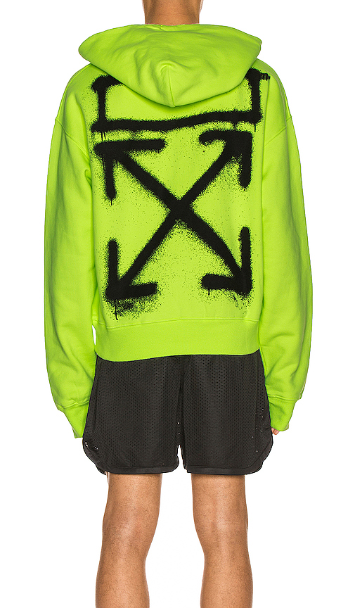 off white hoodie spray paint