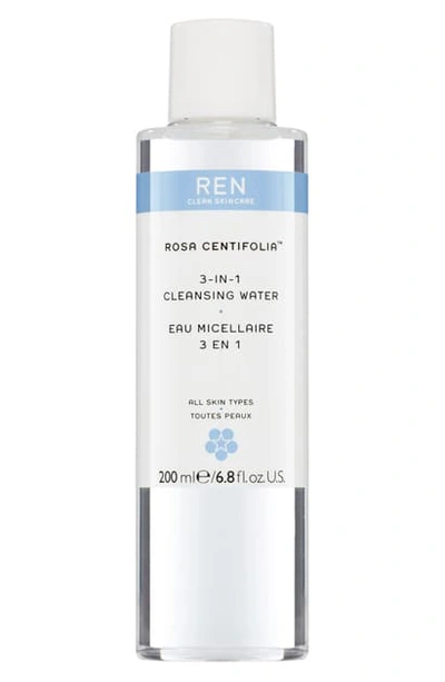 Shop Ren Clean Skincare Ren Rosa Centifolia(tm) 3-in-1 Cleansing Water, 6.8 oz