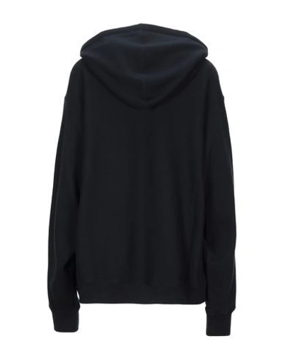 Shop Gucci Hooded Sweatshirt In Black