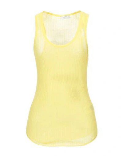 Shop Sandro Tops In Yellow