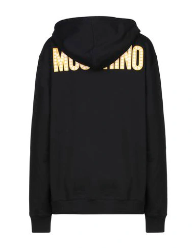 Shop Moschino Woman Sweatshirt Black Size 6 Cotton