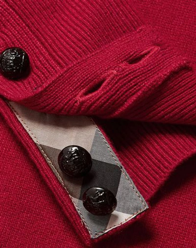 Shop Burberry Sweaters In Red