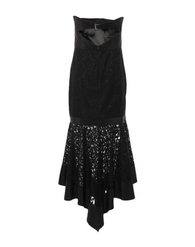 Shop Milly 3/4 Length Dresses In Black