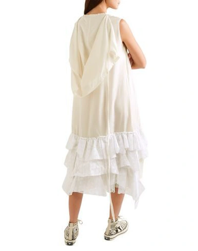 Jw Anderson Midi Dress In White