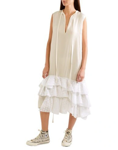 Jw Anderson Midi Dress In White