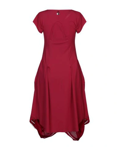 Shop High By Claire Campbell Short Dresses In Garnet