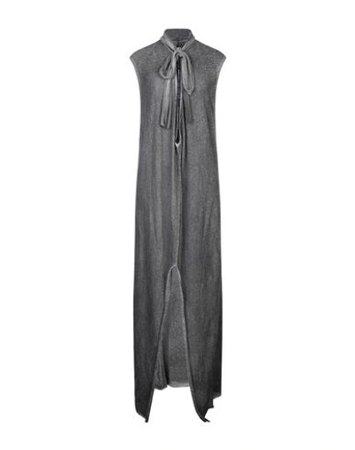 Shop Lost & Found Long Dresses In Grey