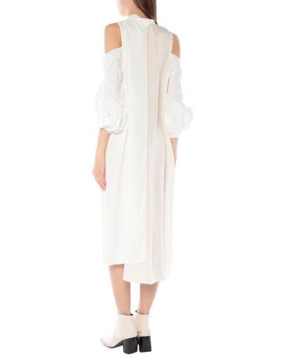Shop Jw Anderson Midi Dresses In White