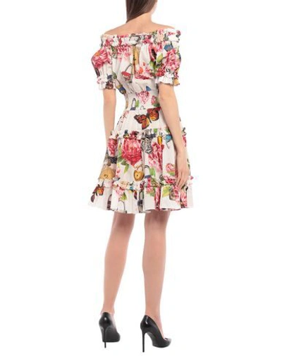 Dolce & Gabbana Short Dresses In White