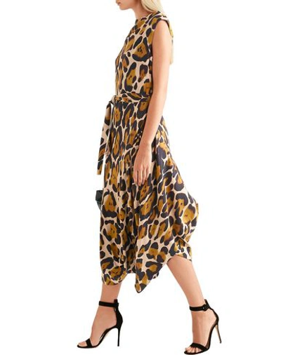 Shop Vivienne Westwood Anglomania Midi Dresses In Beige