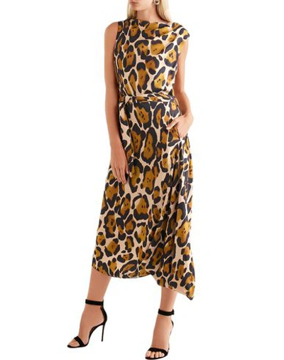 Shop Vivienne Westwood Anglomania Midi Dresses In Beige