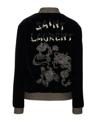 Shop Saint Laurent Jackets In Black