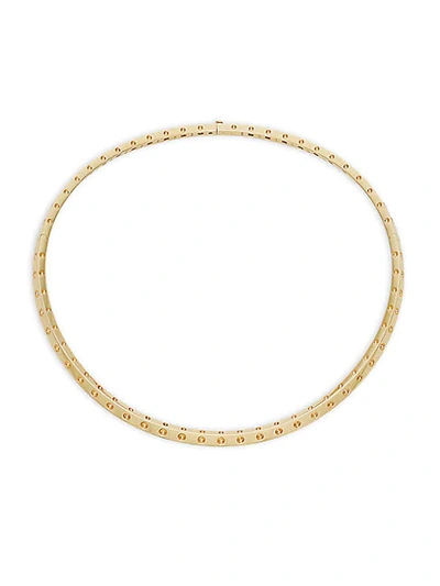 Shop Roberto Coin 18k Yellow Gold & Ruby Collar Necklace