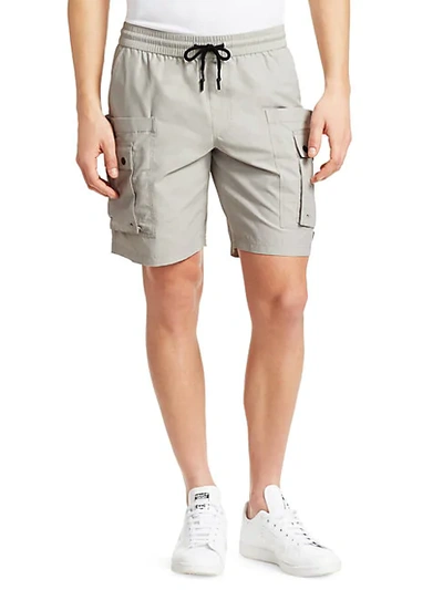 Shop Madison Supply Utility Pocket Shorts In Beet Root