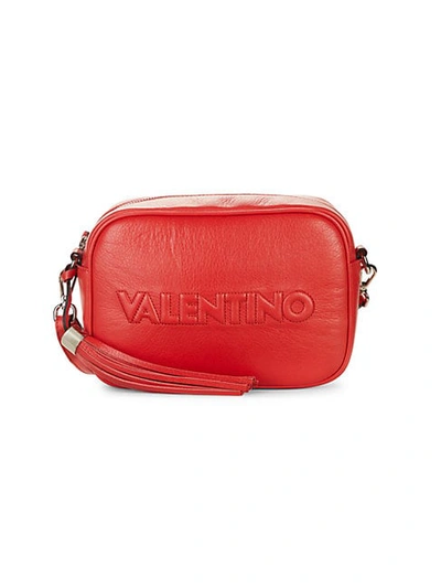Shop Valentino By Mario Valentino Mia Logo Camera Bag In Poppy Red