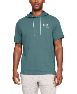 under armour terry short sleeve hoodie