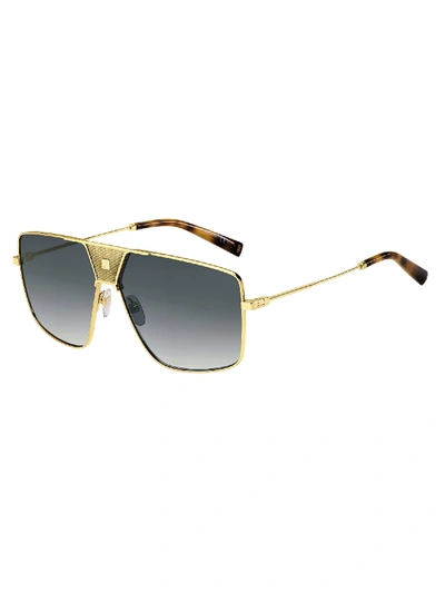 Shop Givenchy Gv 7162/s Sunglasses In O Gold Grey