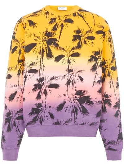 Shop Saint Laurent Sweatshirt In Multicolore