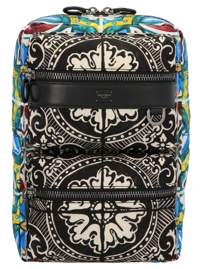Shop Dolce & Gabbana Maioliche Bag In Multicolor
