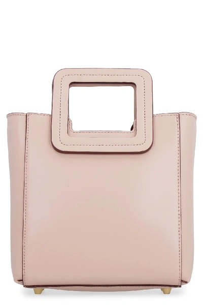 Shop Staud Mini Shirley Leather Handbag In Pink