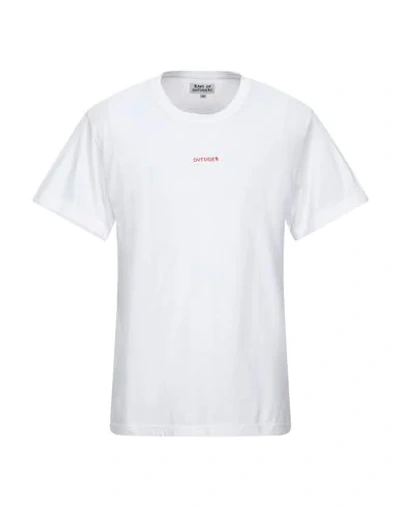 Shop Band Of Outsiders T-shirts In White